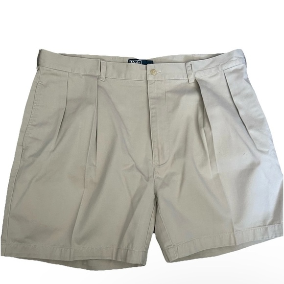 Vtg Polo Ralph Lauren Pleated Shorts Size 40 - Picture 1 of 3